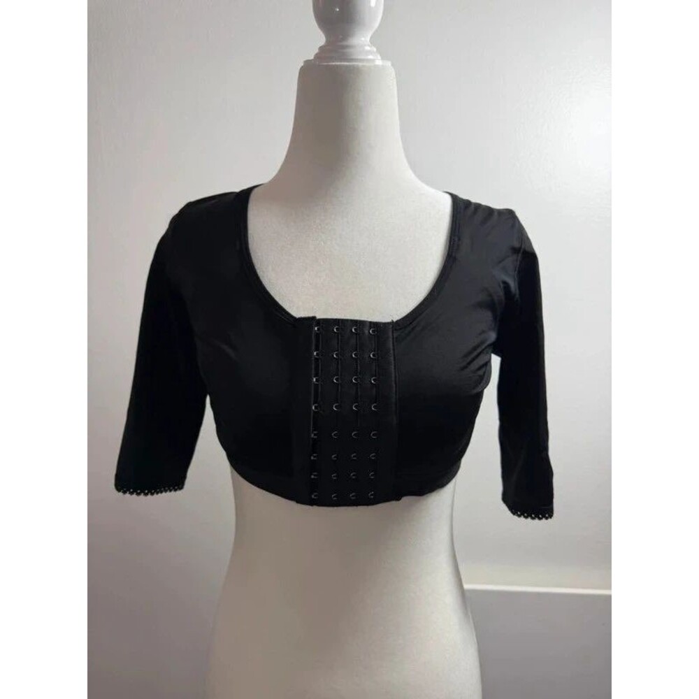Women’s arm compression Bra Black Size S Hook Eye
